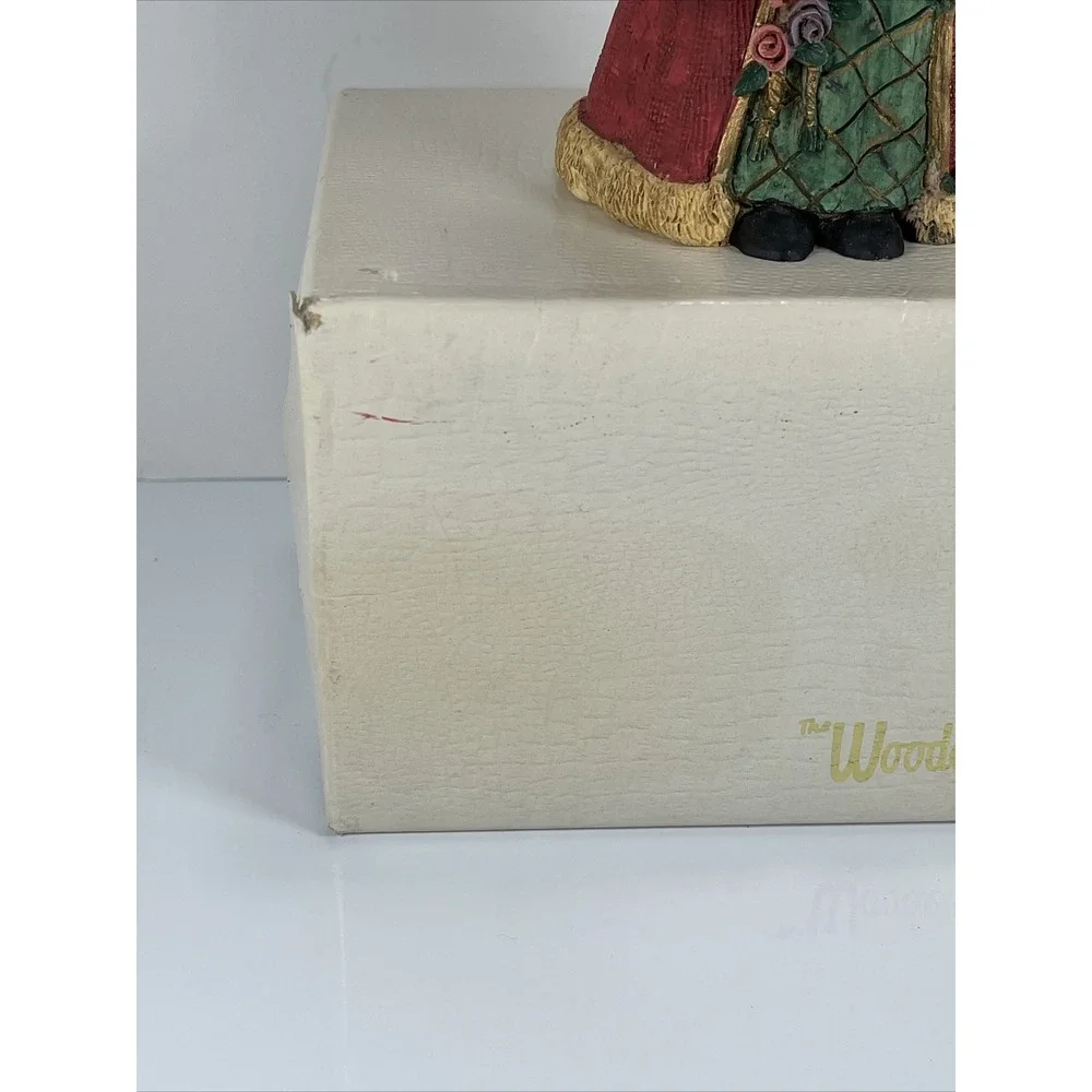 Vintage‎ Santa Claus Figurine From The Wooden Key Christmas Decoration 6